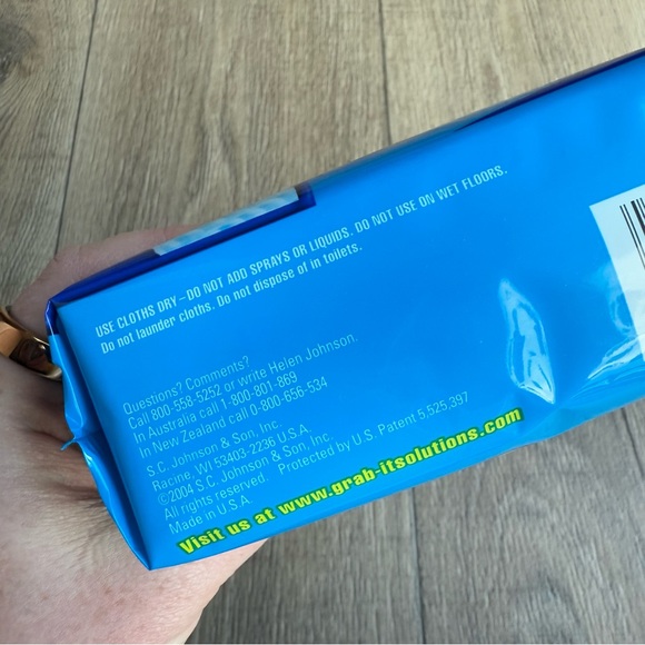 Grab It SC Johnson vtg discontinued dry cloths 16 New NWT 2004 - Picture 3 of 6